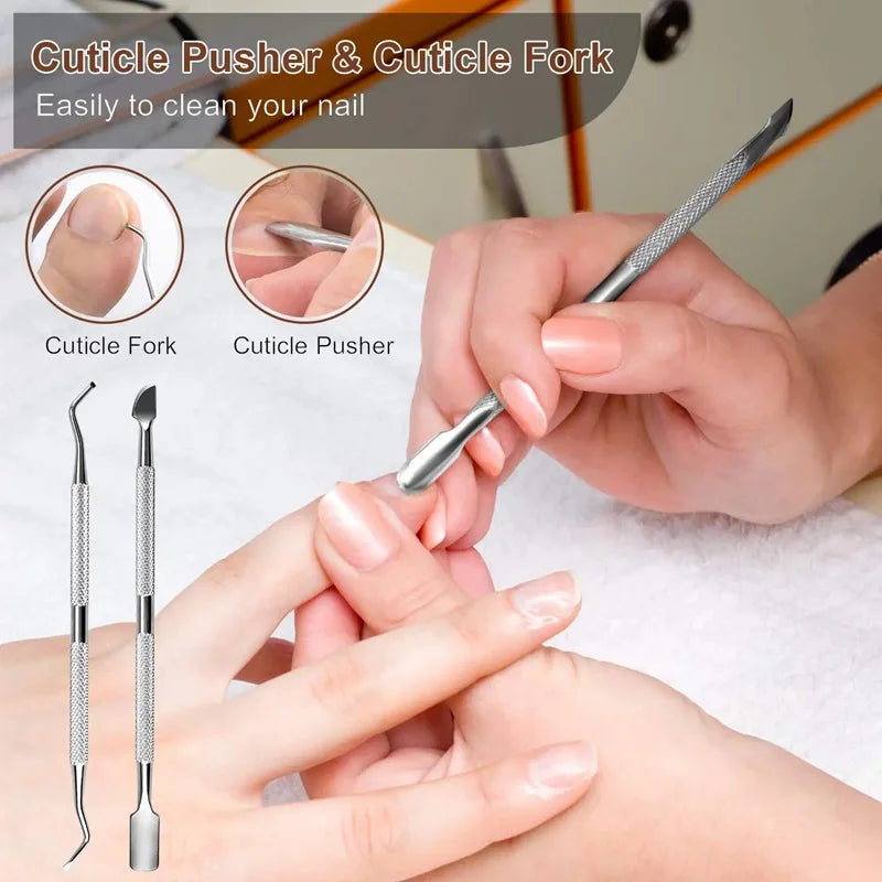10-27 PCS MANICURE/PEDICURE KIT SET