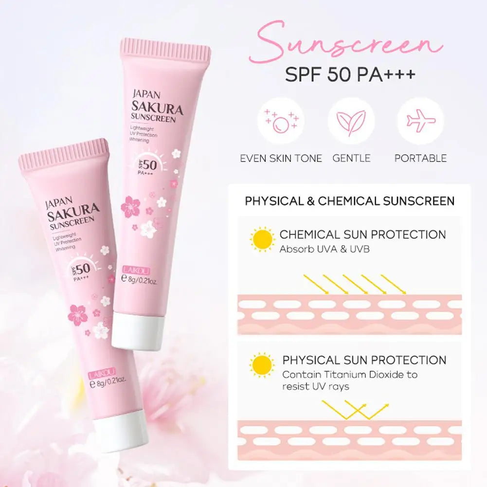 4 PCS SAKURA SKIN CARE TRAVEL KIT