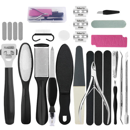 10-27 PCS MANICURE/PEDICURE KIT SET